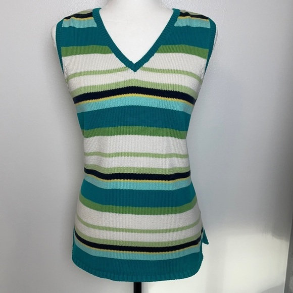 Denver Hayes Cotton Knitted Sleeveless Vest - Picture 12 of 12